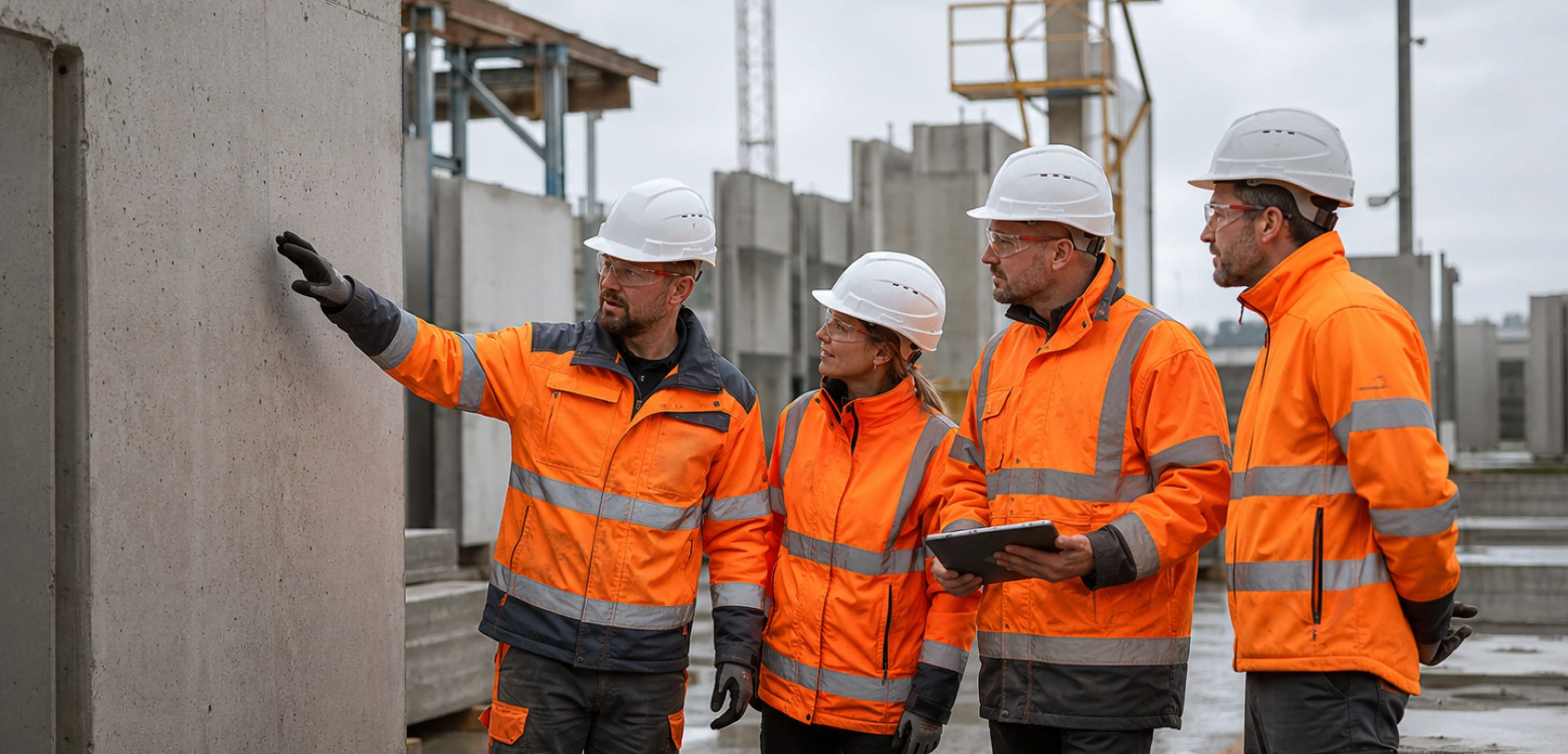 ecoment Fachberatung auf der Baustelle für passende Baustoffanwendungen.